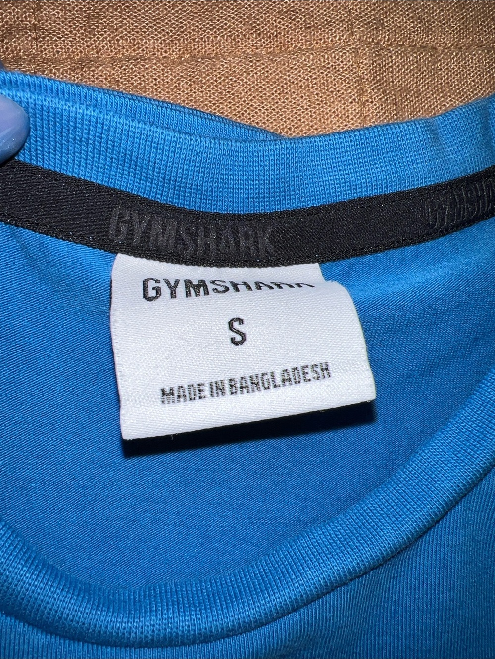 Gymshark Teal/Blue Men's Crew Neck Short Sleeve Tee - Picture 2 of 3